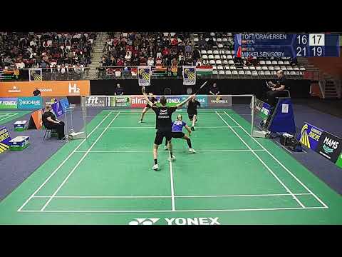 Match point - Toft / Graversen vs Mikkelsen / Søby - XD, SF - Dutch Open 2021