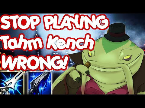STOP PLAYING Tahm Kench WRONG! MANAMUNE Tahm Kench 100% OP! Tahm Kench GAMEPLAY! - League of Legends