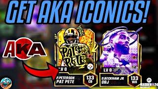 HOW TO GET AKA ICONIC PLAYERS! Madden Mobile 24