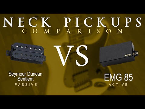 Seymour Duncan SENTIENT vs EMG 85 - Neck Pickup Guitar Comparison / Demo