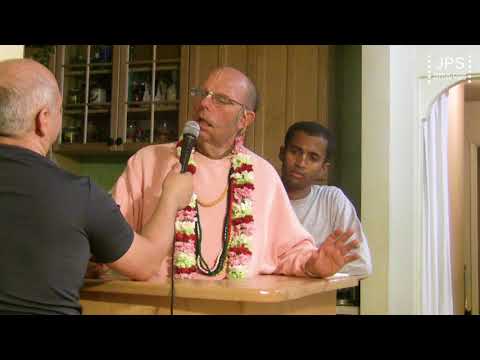 20100217 H.H.Jayapataka Swami gave a  talk in Los Angeles. #JayapatakaSwamiArchives