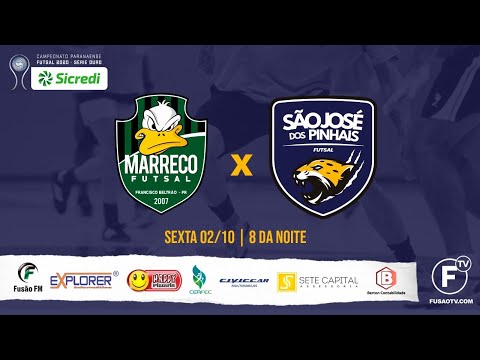 MARRECO FUTSAL X SJP FUTSAL - CAMPEONATO PARANAENSE SICREDI SÉRIE OURO 2020