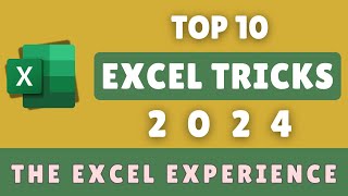 Top 10 Microsoft EXCEL Tricks in 2024 YOU MUST KNOW!!!