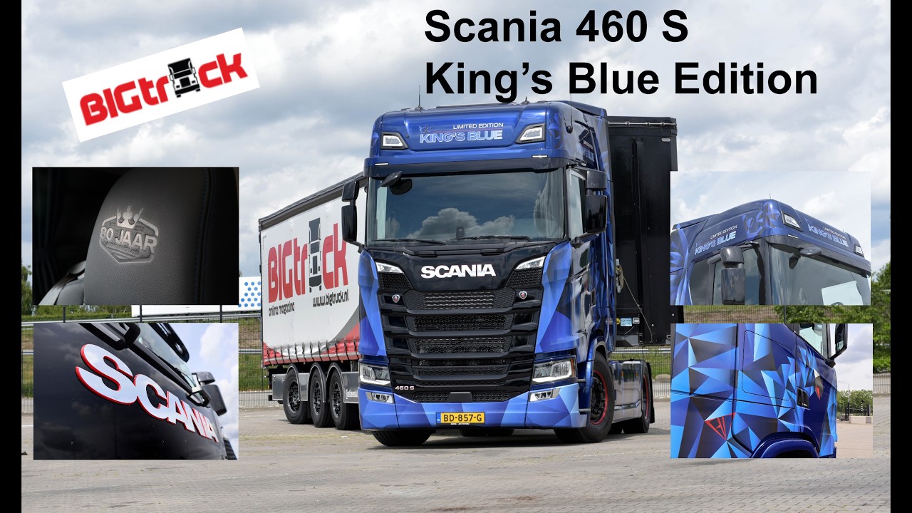 Scania S460 King's Blue Special Edition