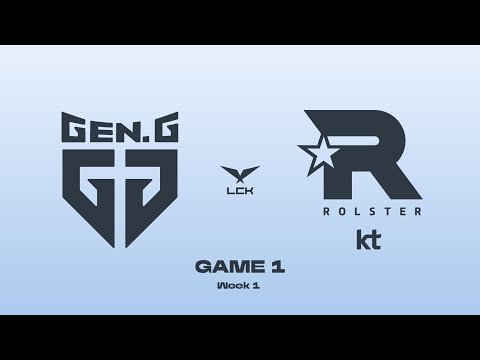 Gen.G vs KT FULL GAME 1 | LCK Cup 2026 | Chovy Yone vs Bdd Taliyah WEEK 1 #lolesports #lck2026