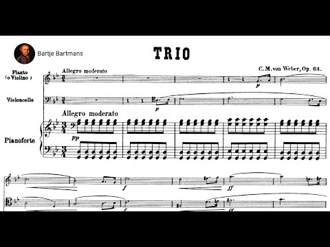 Carl Maria von Weber - Trio, Op. 63 (1819) for Piano, Flute and Cello