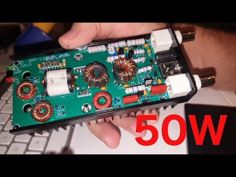 Building The QRP-Labs QCX 50W CW HF Amplifier Kit.