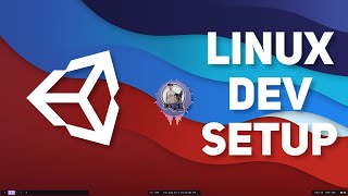 My Unity Linux Game Dev Setup | BSPWM, Polybar, Picom, Glava, etc