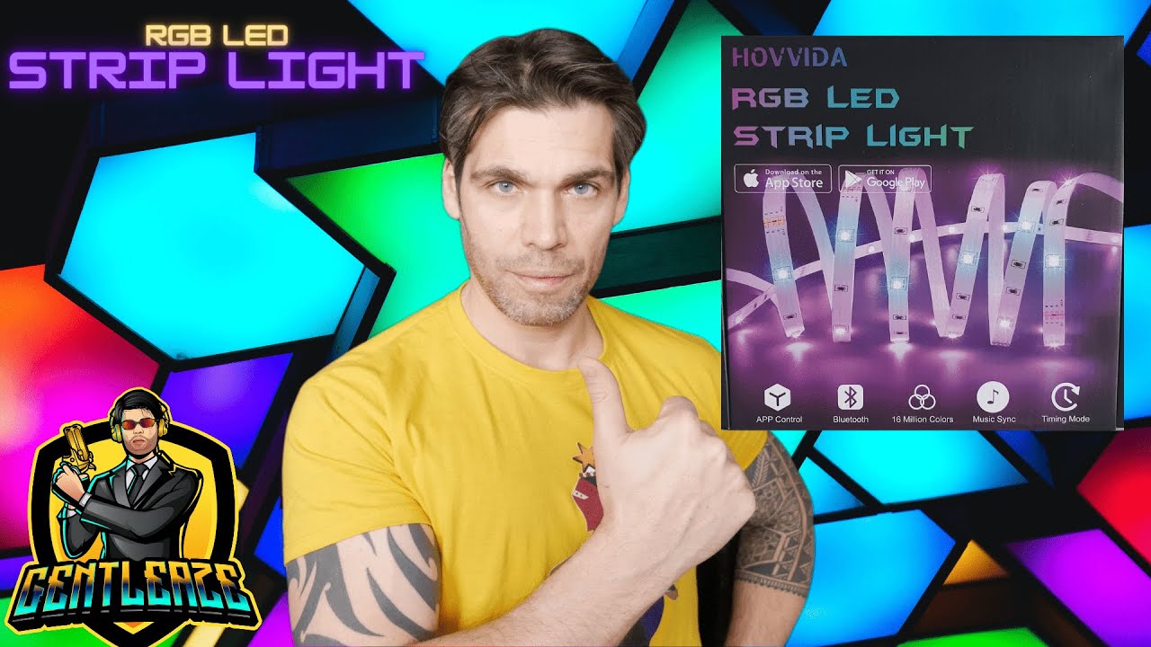 RGB LED Strip Light 20m verlegen Gaming Room