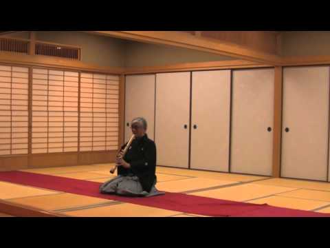 Yodo Kurahashi performs Futaiken Sanya on Shakuhachi Flute