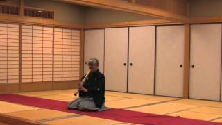 Yodo Kurahashi performs Futaiken Sanya on Shakuhachi Flute