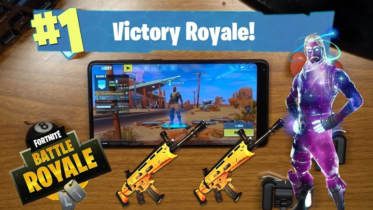 Fortnite Android Gameplay! Xiaomi Mi Mix 2s.