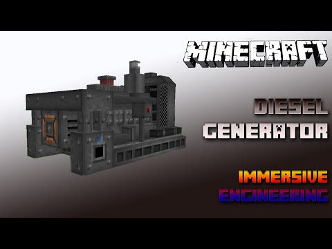 Diesel Generator 🔧 Minecraft Immersive Engineering Tutorial 1.15 🔧 Deutsch / German