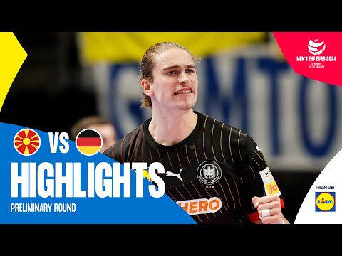 EHF Euro 2024| Macedónia do Norte 25-34 Alemanha ...