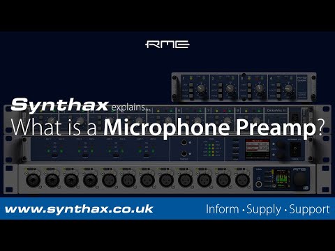 What is a Microphone Preamp? - Synthax Explains