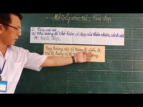 Môn LTVC lớp 4, bài Mở rộng vốn từ: Cái đẹp (GV Trương Ngọc Cẩn, Trường TH C Phú Mỹ)