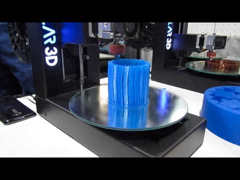 Polar 3D Printer in Operation