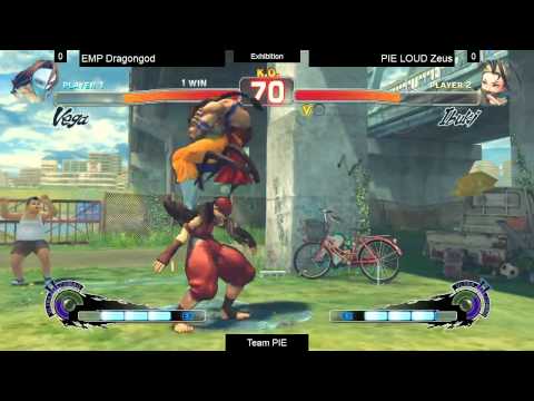 SSF4AE Team Pie Tourney - EMP DragonGod (Ibuki) vs PIE LOUD Zeus (Vega)
