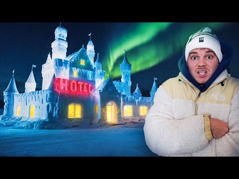 Ich übernachte in einem Hotel GANZ aus Eis! 🥶 (Icehotel in Schweden)