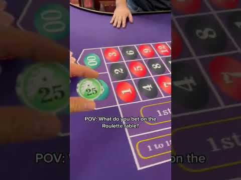 What would you bet on Roulette? #roulette #casino #lasvegas #lasvegasstrip #vegas #gambling