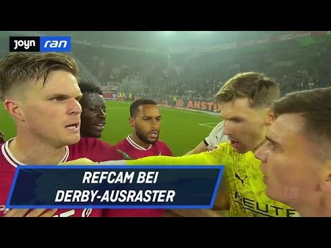 Mönchengladbach vs. Köln: RefCam hautnah bei Derby-Ausraster
