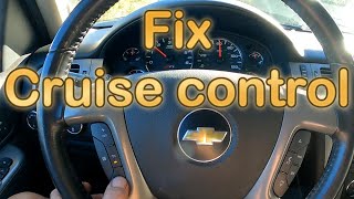 How to Fix Cruise Control Issues  07-14 GM Trucks and Suv's