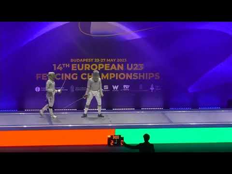 European Championships 2023 U23WS - GOLD - Yoana Ilieva BUL v Sabina Martia ROU