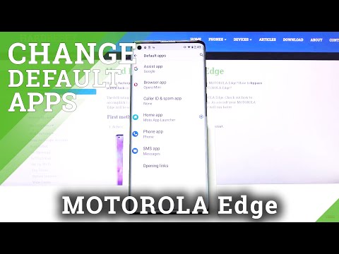 How to Locate Default Apps in Motorola Edge – Set an App as Default