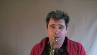 Sax Lesson - Stratospheric sax gliss (Dean Hilson - tenor sax)