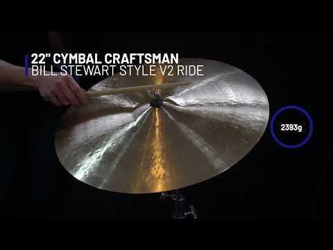 22" Cymbal Craftsman Bill Stewart Style v2 2 Ride