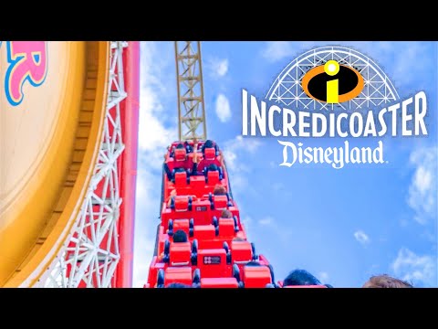 Back row point of view footage of Incredicoaster