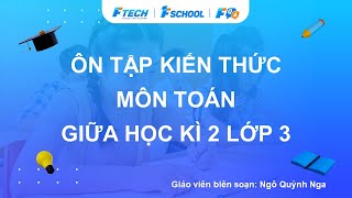 Bài giảng ôn luyện kiến thức giữa học kì 2 môn Toán lớp 3