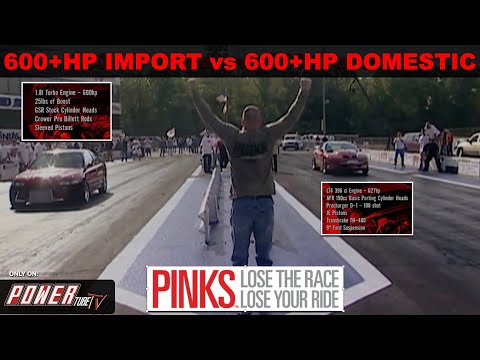 PINKS - Lose The Race..Lose The Ride! - 600+HP Honda Civic vs 600+HP Supercharged Firebird - S2 Ep 4