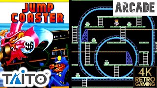 Jump Coster Arcade ( Taito 1983 ) 4k Gameplay