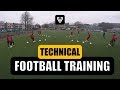 TECHNICAL FOOTBALL TRAINING | U9 - U10 - U11 - U12 - U13 - U14 | SOCCER EXERCISES | Thomas Vlaminck