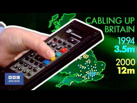 1994: FIBRE OPTICS - Delivering Your INTERACTIVE FUTURE? | Newsnight | Retro Tech | BBC Archive