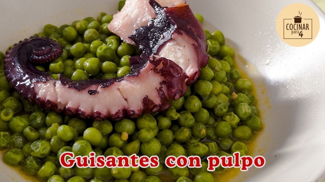 Guisantes con pulpo y chorizo: una receta sorprendente
