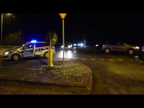 Kolizja na wiadukcie