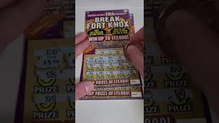 Download lagu $5 Fort Knox Lottery Scratch Off Tickets! #lottery mp3