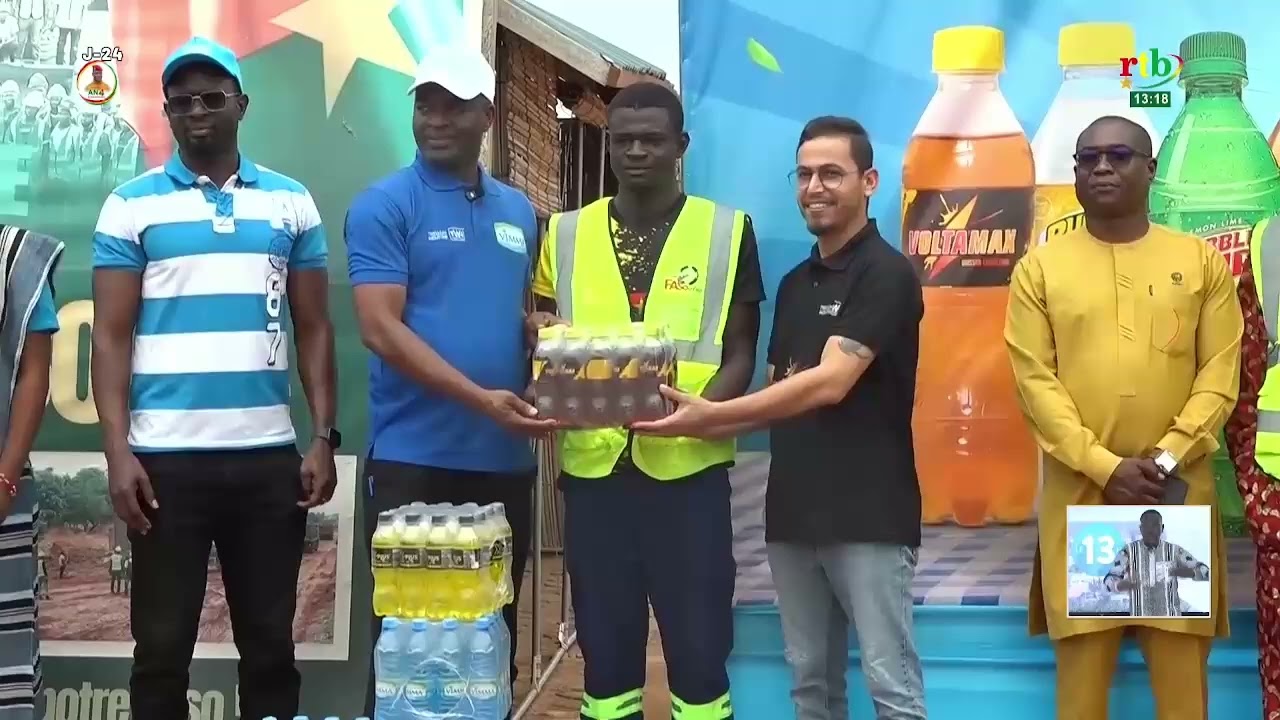 Twellium Industrie Burkina offre du ciment,  du sable, de l’eau minérale et des boissons à l’AFM