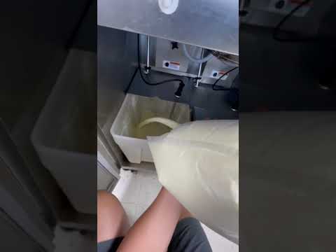 How to fill an Ice Cream Machine