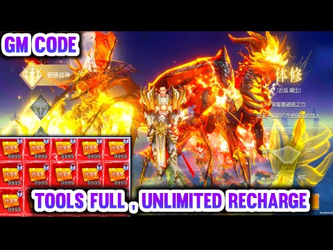 Ancient God King 3 MMO Server GM - Tools Code GM , Unlimited Recharge