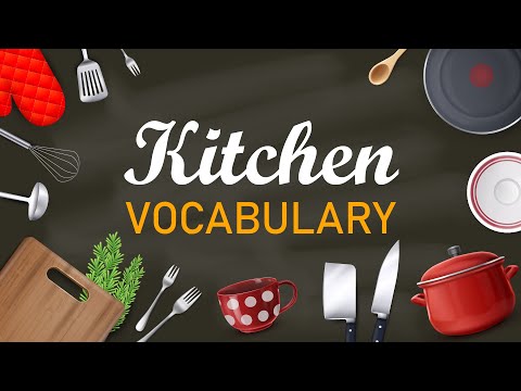 Từ vựng Tiếng Anh chủ đề NHÀ BẾP cực hữu ích / Vocabulário de cozinha