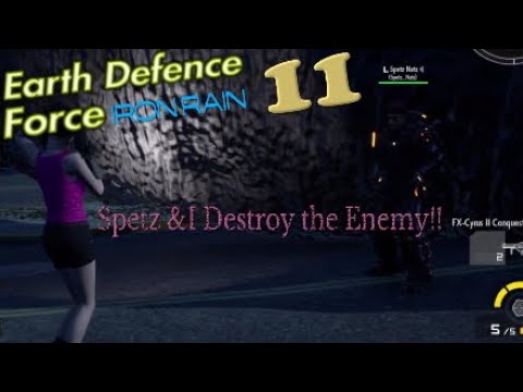 Earth Defence Force Iron Rain 11 Spetz & I Destroy the Enemy
