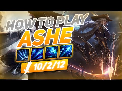 HOW TO PLAY ASHE ADC SEASON 10 | BEST Build & Runes | Season 10 Ashe guide | League of Legends