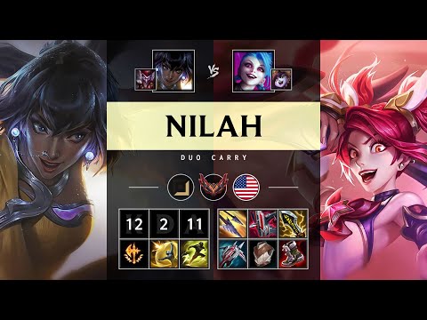 Nilah ADC vs Jinx - NA Grandmaster Patch 25.20
