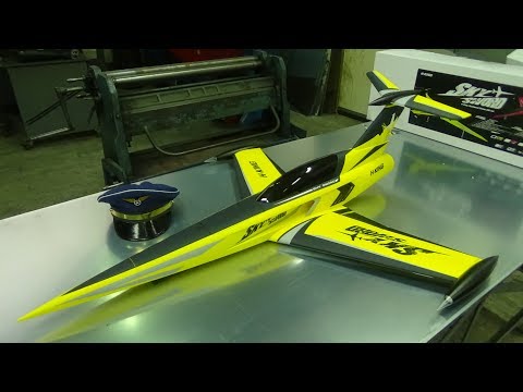 H-King SkySword Yellow 70mm EDF Jet PNF Unboxing