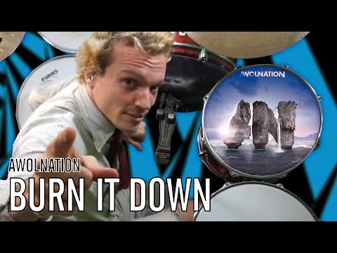 AWOLNATION - Burn It Down | Office Drummer [First Time Hearing]