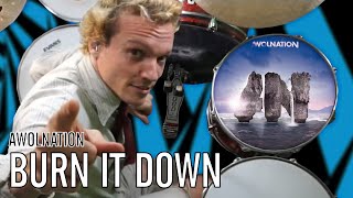 AWOLNATION - Burn It Down | Office Drummer [First Time Hearing]