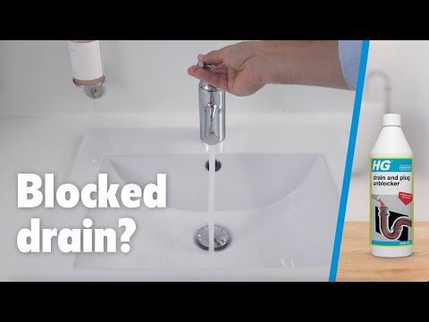 How to unblock a drain or sink? Unblock it quickly with HG unblockers.
